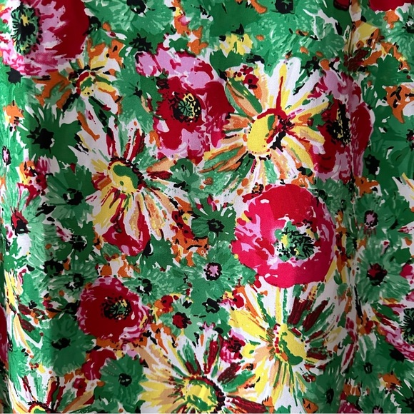 Skue Floral Ruffle Cap Sleeve Top Blouse Tie Back - Large - Picture 2 of 11